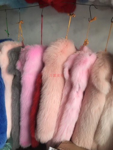 Women's Winter Warm Real Fox Fur Scarf Collar Shawl Scarves Wrap Neckerchief - Picture 16 of 41