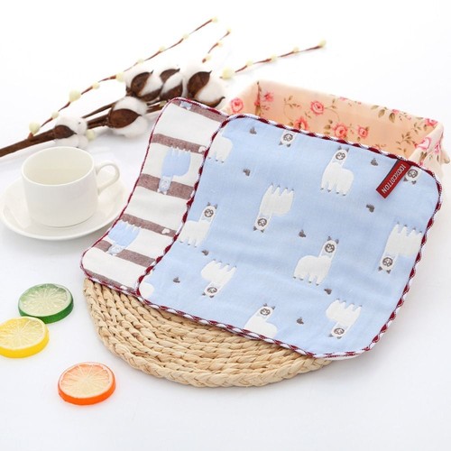 Feeding Burp Cloths Baby Face Towel Square Shaped Baby Bath Towel - Picture 17 of 20