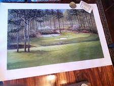 Peter Ellenshaw, Augusta Country Club, 12th Hole Signed/Numbered Mill Pond Press