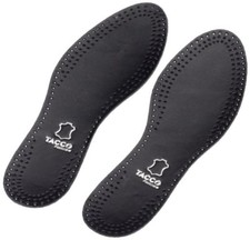 TACCO 613 Luxus Black Orthotic Arch Support Full Leather Shoe Insoles Inserts