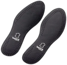 TACCO 613 Luxus Black Orthotic Arch Support Full Leather Shoe Insoles Inserts