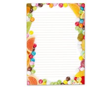 Briefpapier 'Zwei Clowns' DIN A4, 20 Blatt – 90 G/m² Für Drucker & Handschriftliche Notizen, Einseitig Bedruckt