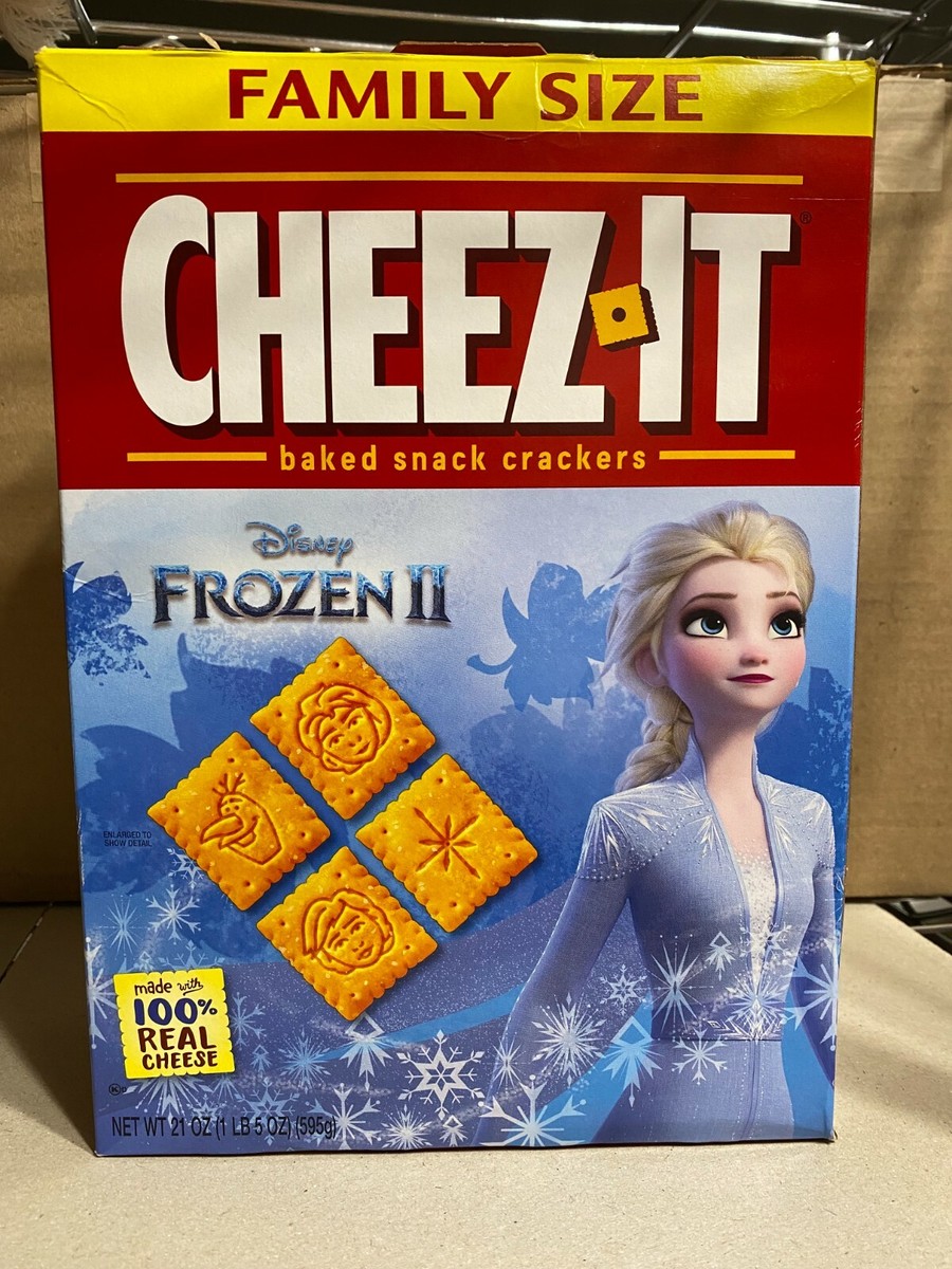Disney Frozen II Anna Elsa Empty CHEEZ IT Box Collectible