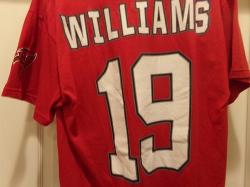 "Tampa Bay Buccaneers" NFL Authentic Player Williams RED Jersey Tee Size (M) $32 - Picture 5 of 12