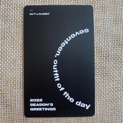 SEVENTEEN WONWOO [2022 Season's Greeting] Official Photocard / New