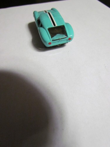 Aurora Lola GT in Rare Turquoise w White/ Black Stripe Slot Car - Picture 5 of 8