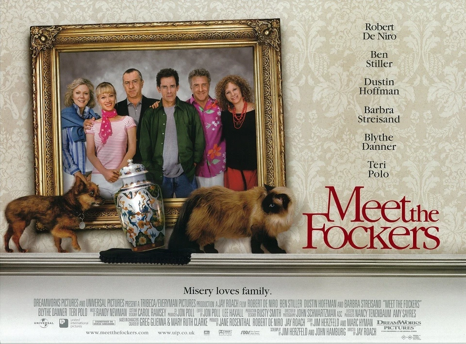 Meet The Fockers movie poster - Ben Stiller, Barbra Streisand, Robert De Niro