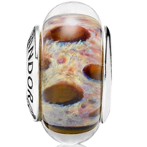 PANDORA CLOUDED LEOPARD GLASS MURANO CHARM 790946
