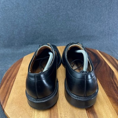 Allen Edmonds Hillcrest Black Leather Bicycle Toe Derby  display picture 3
