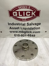 4"x2" 304SS Stainless Steel Flange x Sanitary Tri-Clamp Adapter Coupling Fitting