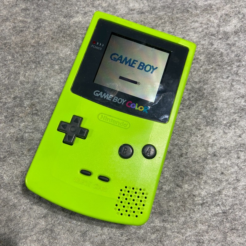 Nintendo Game Boy Color Kiwi Lime Green CGB-001 Handheld System Tested