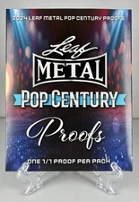 2024 Leaf Metal Pop Century 1/1 One One Pre Production Proof Per Pack