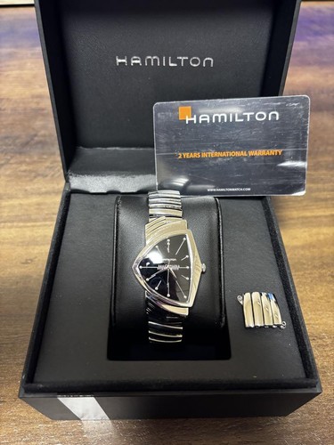 Hamilton Ventura H24411232 Triangular Watch Elvis Style Used Rare | eBay
