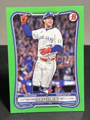2026 Bowman Ernie Clement #8 Lime Green Border /399