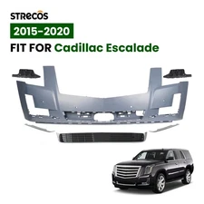 Front Bumper Cover Assembly Lower Grille For 2015-2020 Cadillac Escalade