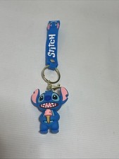 Disney Stitch Ice cream 3D Keychain Pendant, Cute Travel Accessories U.S. Stock