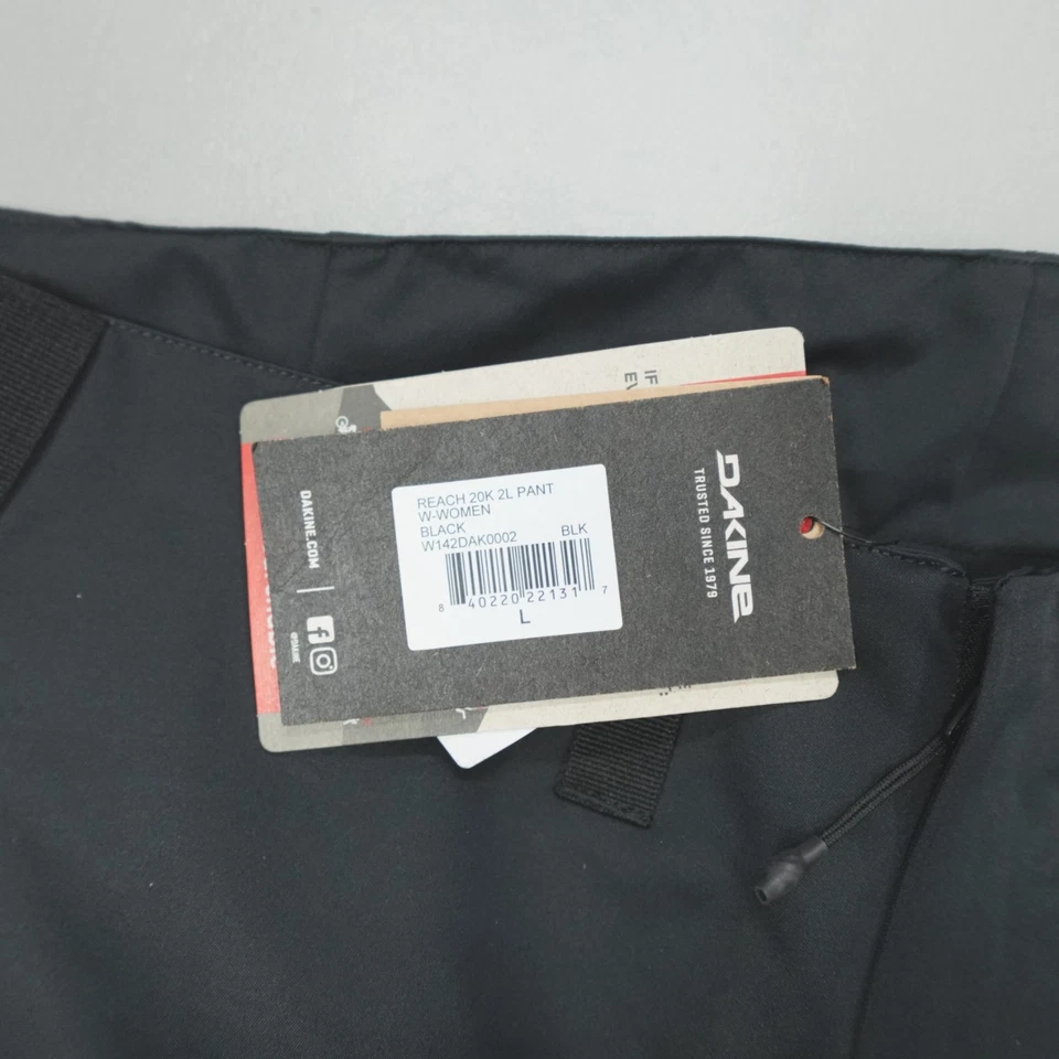 Pantalones de esquí Dakine Reach 20K 2L para mujer talla L recco negros Foto 3 de 4