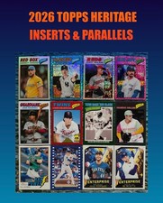 💥2026 TOPPS HERITAGE INSERTS💥Pick Your Card - Buy More & Save