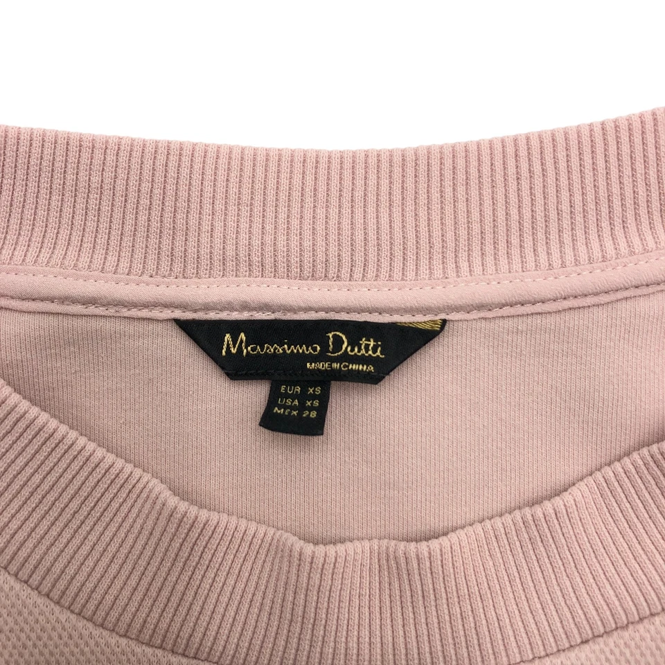 Massimo Dutti Damen Rundhals Pink Pullover Größe XS - Bild 4 von 4