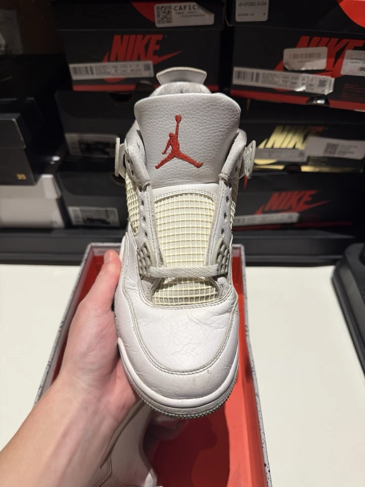 Talla 8.5M Air Jordan 4 Retro Blanco Oreo (2021) CT8527-100 Con Caja Foto 3 de 4