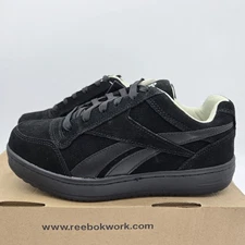 Reebok Soyay Steel Toe Skater Work Shoe Black Men's 6.5 Composite NEW