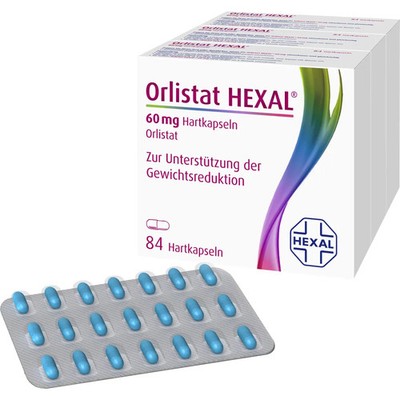 ORLISTAT HEXAL 60 mg Hartkapseln 252 St PZN 11219049