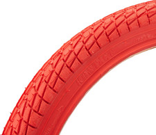 Sunlite Freestyle BMX Kontact Tires, 20 X 1.95, Red/Red by Sunlite