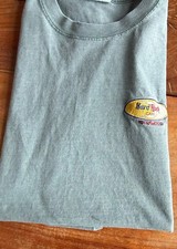 Vintage 90s Hard Rock Cafe T Shirt Olive Green Large Made In USA Hollywood