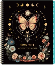 Monthly Planner 2025-2026 - Planner 2025-2026 from JUL. 2025 - DEC. 2026, 9" X 1