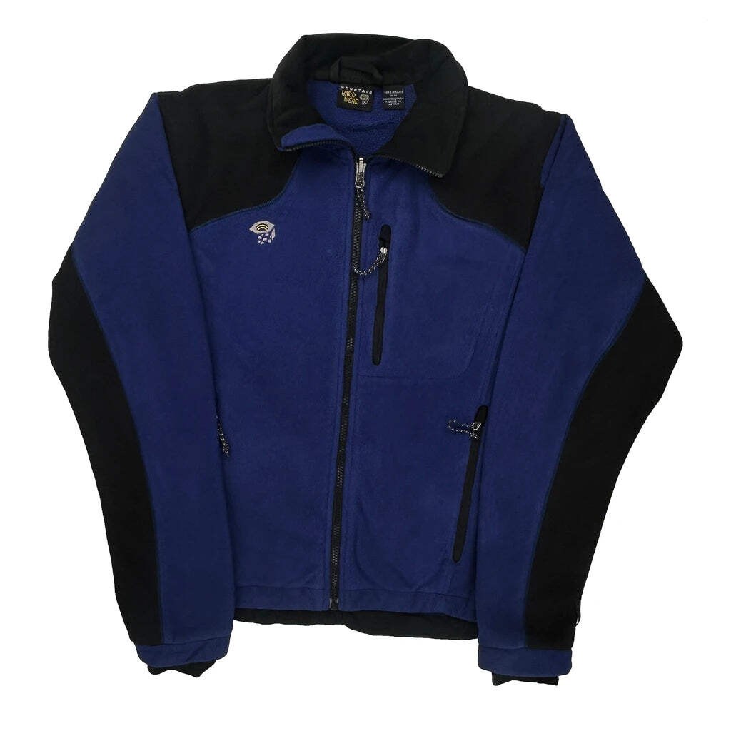 Mountain Hard Wear Fleece Jacket - Medium Blue Polyester