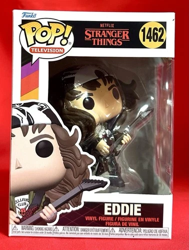 Funko Pop!: Stranger Things - Eddie w/ Guitar (METALLIC) (FYE Exclusive) #1462