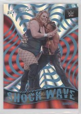 2022 Panini Revolution WWE Shock Wave Sunburst 59/99 Doudrop #5 0c2