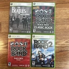Rock Band 2 Track Pack 2 Classic Rock Beatles Xbox 360 CIB Lot Bundle