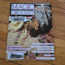 Magic Crochet Magazine October 1985 Number 38 with 33 Awesome Patterns