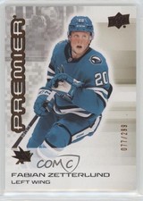 2024-25 Upper Deck Premier 77/299 Fabian Zetterlund #69 0jq3