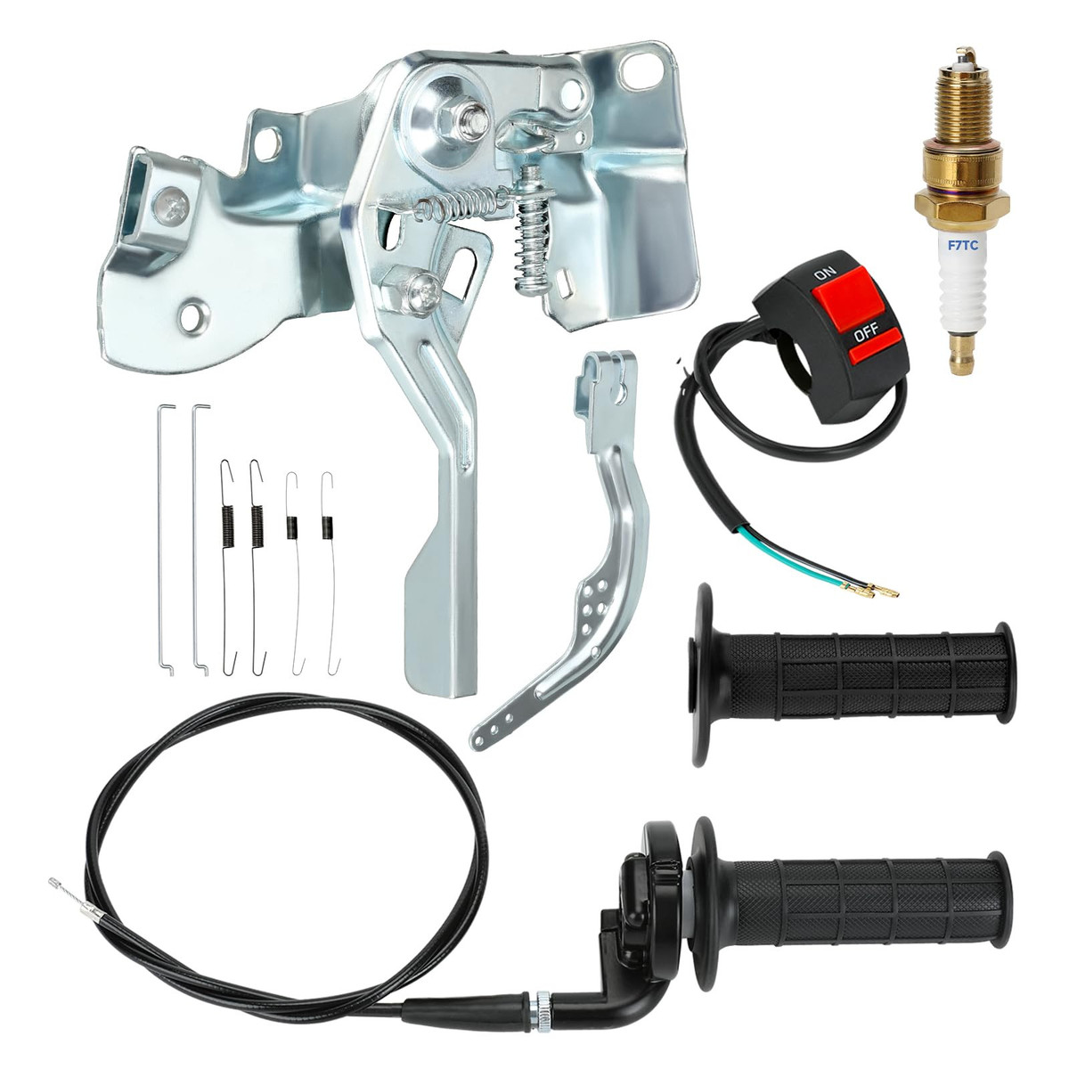 7/8 Mini Bike Throttle Assembly and Throttle Linkage Kit for 7/8 Mini Bike Throttle Assembly and Throttle Linkage Kit for
