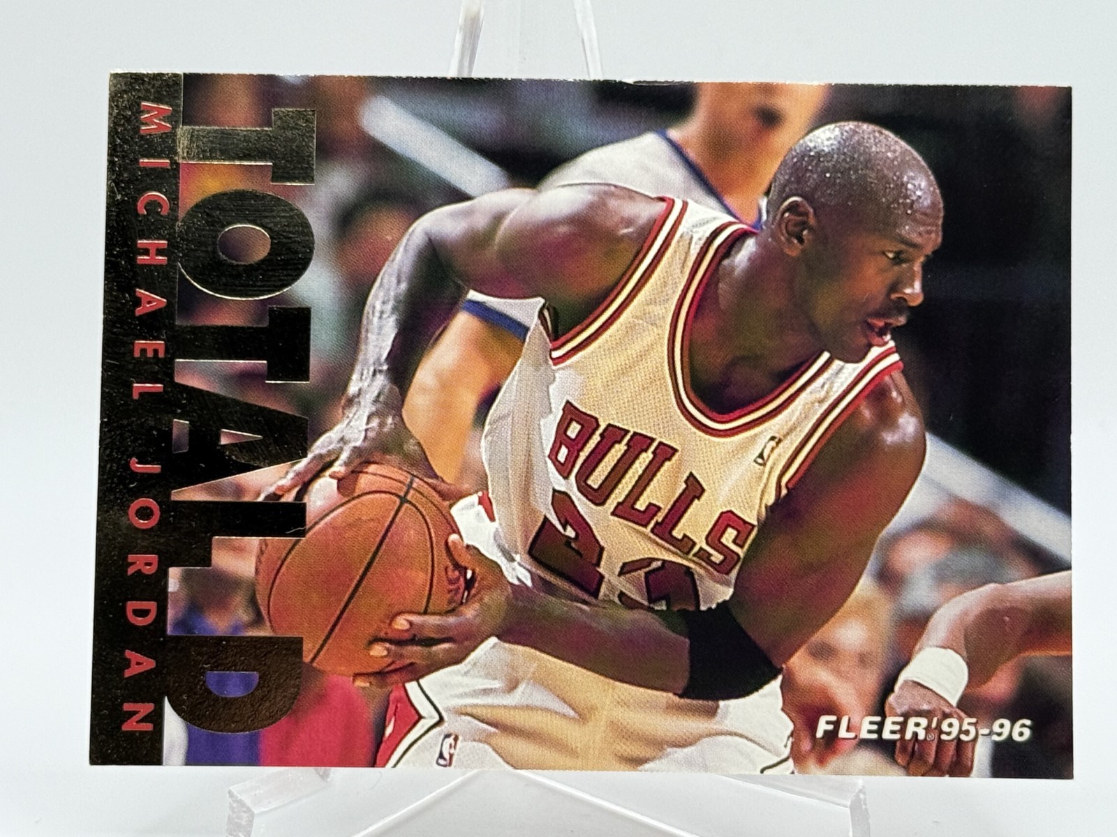 Michael Jordan 1995-96 Fleer Total D #3 Insert HOF I9