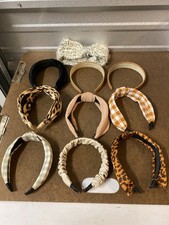 Lot of 10 Headbands Womens Hair Accessories