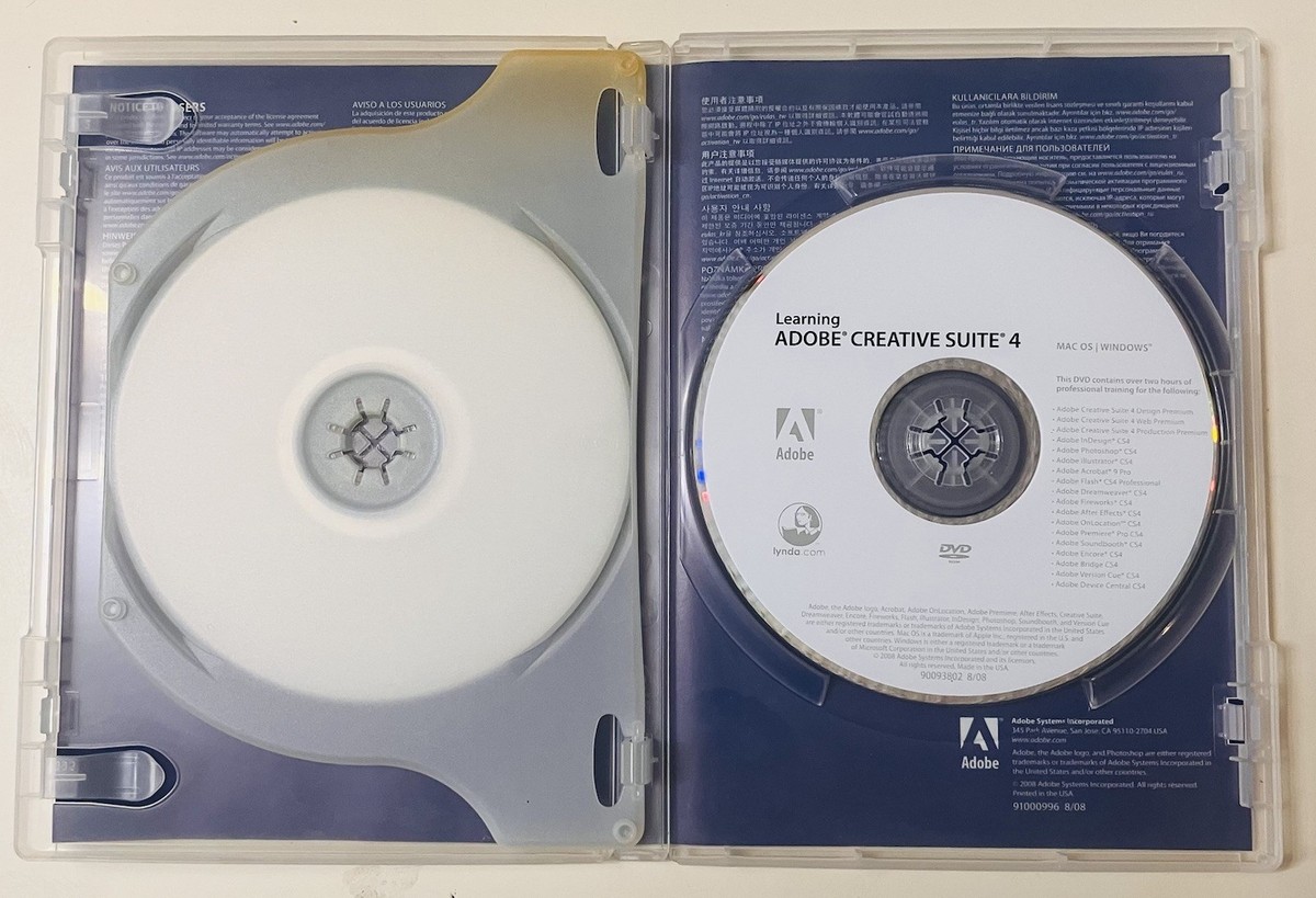 Adobe Photoshop CS4 DVD版 Adobe Photoshop CS4 (2008) 2-Disc DVD Set Mac & PC Vintage