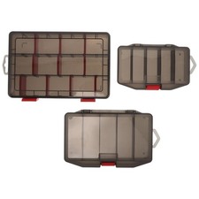 3 Pcs Small Accessory Bait Box Fishing Tackle Containers Lure Organizer