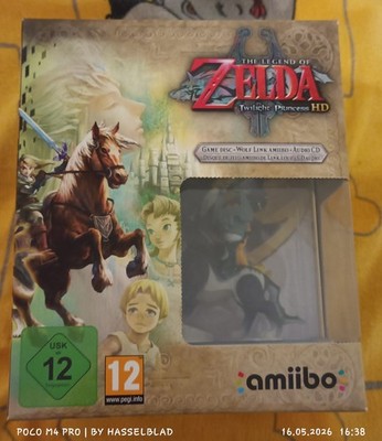 Nintendo Zelda Twilight Princess HD Special Edition Wii U Box ohne Spiel 