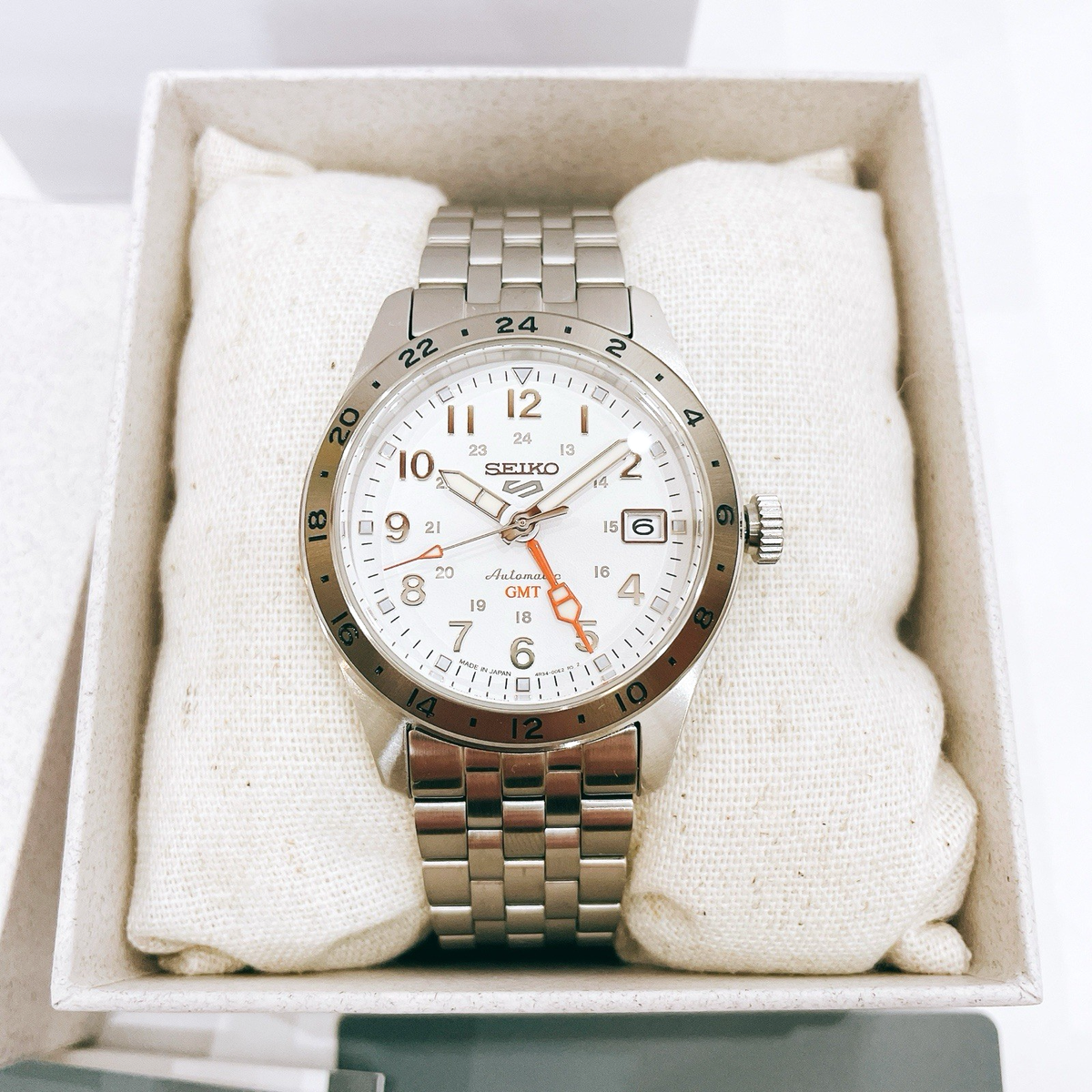 SEIKO 5 Sports SBSC009 Field GMT Sports Style Automatic Mens Watch