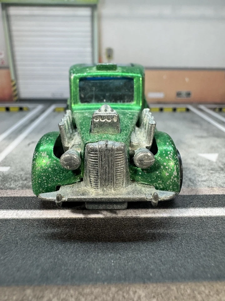 Hot Wheels Redline 1971 Cockney Cab verde versión HK buen estado Foto 2 de 4