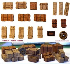 Valuegear 1/35 Scale resin kit Wooden Crates Set #4 Military diorama accessory