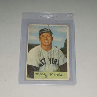 1954 BOWMAN BASEBALL #65 MICKEY MANTLE NEW YORK YANKEES MCCANNENTERPRISES