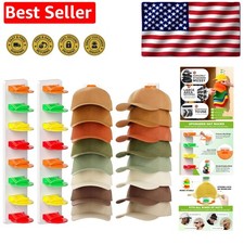 Hat Organizer for Baseball Caps - 2 Pack with Strong Adhesive Mounting