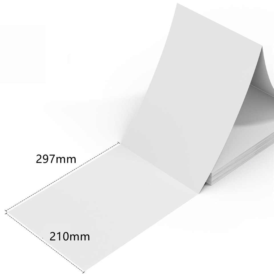 100-500 Sheets A4 Thermal Printer Paper Continuous Folding Thermal ...