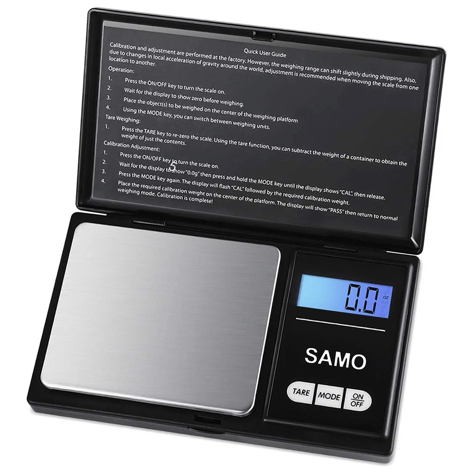 0.01g 500g Digitale Präzisionswaage Feinwaage Taschenwaage Goldwaage Briefwaage - Bild 2 von 4