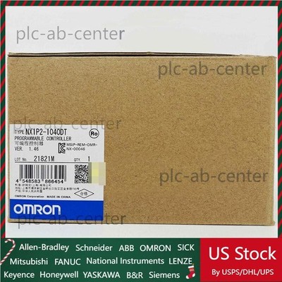 New In Box OMRON PLC Module NX1P2-1040DT PLC Controller Fast Ship  US Free TAX