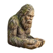 Wall Mounted Sasquatch Bird Feeder Garden Backyard Bird Watching Decor